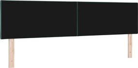 vidaXL LED κεφαλάρι Σκούρο Πράσινο 180 cm Βελούδο