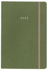 Next ημερολόγιο 2025 nomad ημερήσιο flexi πράσινο με λάστιχο 12x17εκ.  τμχ.