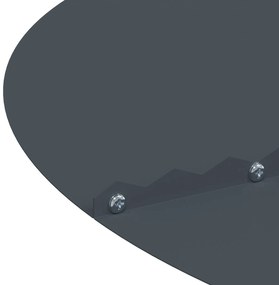 vidaXL Γλάστρα Ανθρακί Ανθρακί Πλαστικό Μεγάλη Διακοσμητικά Ένθετα
