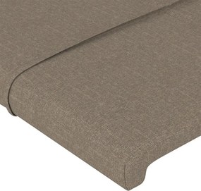 vidaXL Κεφαλάρια Ύφασμα 144x5x78/88 εκ. Taupe
