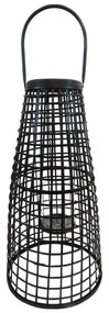 Φανάρι Bamboo Μαύρο Art Et Lumiere 34x68εκ. 14840