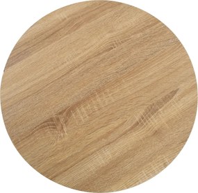 vidaXL Τραπέζι Bistro Ανοιχτό Καφέ 50 εκ. από MDF