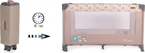 Παρκοκρέβατο (0+ Μηνών/Έως 15kg) Cangaroo Africa Beige