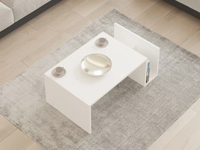 Τραπεζάκι Σαλονιού Λευκό FRUFEAR 86.8x50x32.4