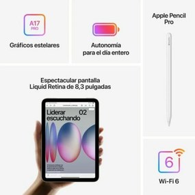 Tablet Apple MXN63TY/A 8,3" 8 GB RAM 128 GB Γκρι
