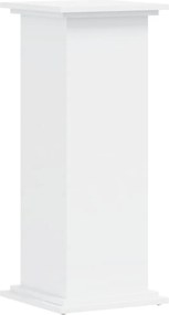 vidaXL Βάση Γλάστρας Λευκές 33x33x80 εκ. από Επεξεργασμένο Ξύλο