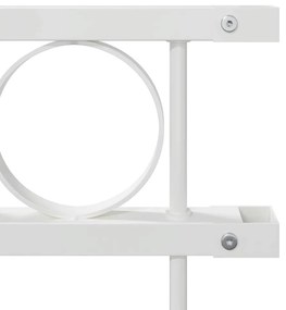 vidaXL Λευκό Πάνελ Φράχτη Χάλυβα 1.7μ x 1.5μ