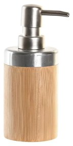 Σετ Μπάνιου DKD Home Decor Ασημί Φυσικό Bamboo πολυπροπυλένιο 7 x 7 x 17 cm (x2)