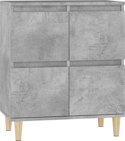 vidaXL Ντουλάπι Γκρι Σκυροδέματος 60x35x70 εκ. Επεξεργασμένο Ξύλο