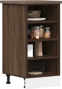 vidaXL Ντουλάπι "Riga" Καφέ Δρυς 40x44,5x81,5 εκ. από Τεχνητό Ξύλο