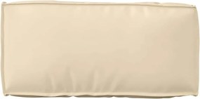 vidaXL Μαξιλάρι Μπεζ 80 x 40 x 12 cm Ύφασμα Όξφορντ
