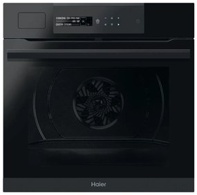 Haier HWO60SM6S5BH Εντιχοιζόμενος Φούρνος 70lt, A+ (Π59.5xB59.5xY56.8) Μαύρος