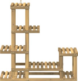 vidaXL Βάση φυτών Λευκός Χρωματισμός 93,5 x 25 x 91,5 εκ.