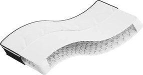 vidaXL Στρώμα με ελατήρια Bonell Μέτριο 80 x 200 cm Λευκό