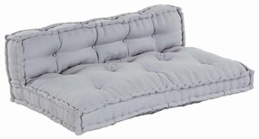 vidaXL Μαξιλάρι Σαλονιού Παλέτας 2 pcs Γκρι Πολυεστέρας