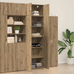 vidaXL Ντουλάπι αποθήκευσης 2 pcs Artisan Oak 70 x 42,5 x 225 εκ