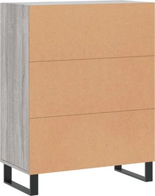 VidaXL Ντουλάπι Γκρι Sonoma 69,5 x 34 x 90 εκ. από Επεξεργασμένο Ξύλο