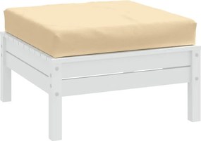 vidaXL Μαξιλάρι Παλέτας Μπεζ 60x60x9,5 εκ. Ύφασμα