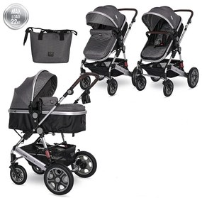 LORELLI ΠΟΛΥΚΑΡΟΤΣΙ ΜΕΤΑΤΡΕΠΟΜΕΝΟ ΣΕ ΚΑΛΑΘΟΥΝΑ 2 ΣΕ 1 LORA STEEL GREY 10021272389