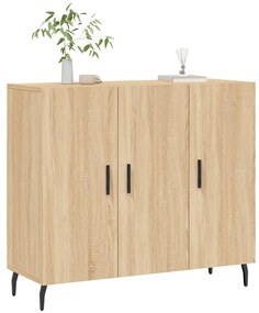 vidaXL Ντουλάπι Sonoma δρυς 90x34x80 εκ. Επεξεργασμένο Ξύλο