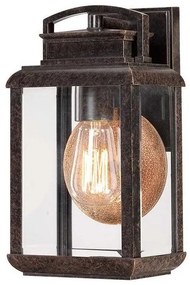 Φανάρι Απλίκα Φωτιστικό Τοίχου 1xE27 30cm IP44 Byron Elstead Lighting-QZ-BYRON-S-Μπρονζέ QZ-BYRON-S