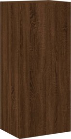 vidaXL Ντουλάπι Τοίχου Τηλεόρασης Καφέ Δρυς 40,5x30x90 εκ. Επεξ. Ξύλο