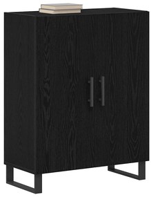 vidaXL Μπουφές Μαύρη δρυς 69.5 x 34 x 90 εκ. Επεξεργασμένο ξύλο
