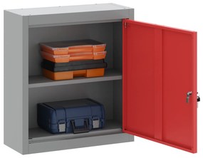 vidaXL Ντουλάπι Εργαλείων Τοίχου Κόκκινο 50x20x55 εκ. Ατσάλι