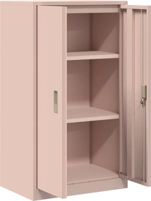 vidaXL Ντουλάπι αποθήκευσης Ροζ 60 x 40 x 90 cm Ατσάλι