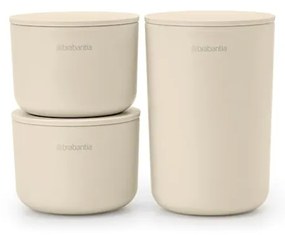 Brabantia 1006269 Σετ αποθήκευσης αξεσουάρ ReNew Soft Beige 3τμχ