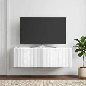 vidaXL Τοποθετούμενος στον τοίχο τηλεοπτικός ερμάριος Επιτοίχιο Λευκό