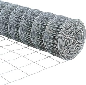 vidaXL Φράχτης Εuro 1 x 25 m Σίδηρος με επικάλυψη PVC