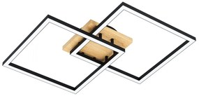 Φωτιστικό Οροφής Eglo 901744 LOMALTAS-Z Καφέ (Brown)|Μαύρο Ματ (Black Mat) 2700K - 6500K