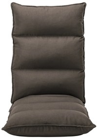 vidaXL Καρέκλα Δαπέδου Πτυσσόμενη Taupe Υφασμάτινη