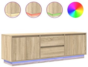 Έπιπλο Τηλεόρασης με LED Sonoma Δρυς 160,5x41x50 εκ. 3328428
