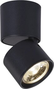 Σποτ Μονόφωτο LED Aca Pluto RA33LEDS6BK Black