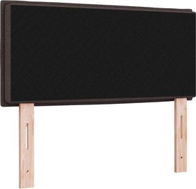 vidaXL Κεφαλάρι Σκούρο Καφέ 100 cm ύφασμα