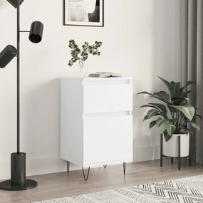 vidaXL Συρταριέρα Λευκή 40 x 35 x 70 εκ. από Επεξεργασμένο Ξύλο