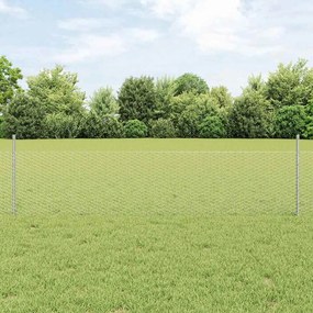vidaXL Τεντώτο με στήριγμα Ασημί