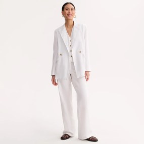 Σακάκι σε ίσια γραμμή με λινό στη σύνθεση