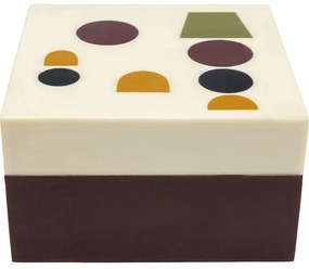 Κουτί Αποθήκευσης Emily Καφέ - Μπεζ 13x7,5 εκ. 13x13x44688εκ - Μπεζ