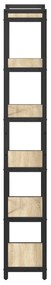 vidaXL Βιβλιοθήκη Sonoma Δρυς 40 x 30 x 188 εκ Επεξεργασμένο ξύλο