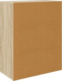 vidaXL Ντουλάπι Sonoma Δρυς 60 x 30 x 75 εκ. από Επεξ. Ξύλο