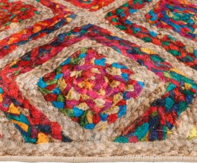 vidaXL Χαλί Πλενόμενο Αντιολισθητικό Πολύχρωμο 80 x 150 εκ.