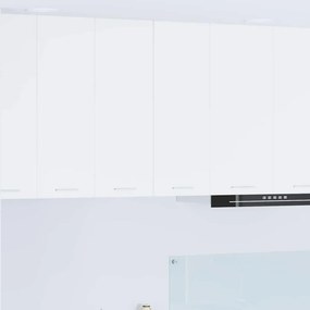 vidaXL Κρεμαστό ντουλάπι Λευκό 30 x 31 x 80 εκ. Επεξεργασμένο Ξύλο