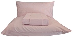 Σεντόνια Acantus (Σετ 4τμχ) Pink Astron Υπέρδιπλo 245x260cm 100% Βαμβάκι