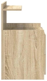vidaXL Κομοδίνα 2 τεμ. με 2 Συρτάρια, Χρώμα Sonoma Δρυς 40x36,5x62 εκ.