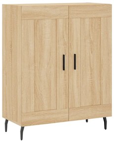 vidaXL Ντουλάπι Sonoma δρυς 69,5 x 34 x 180 εκ. από Επεξεργασμένο Ξύλο