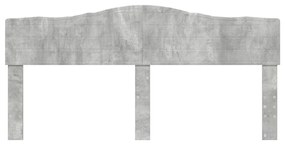 vidaXL Κεφαλάρι Σκυρόδεμα Γκρι 180 cm Επεξεργασμένο ξύλο