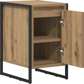vidaXL Κομοδίνο Artisan Δρυς 39,5 x 30 x 50 εκ Επεξεργασμένο Ξύλο